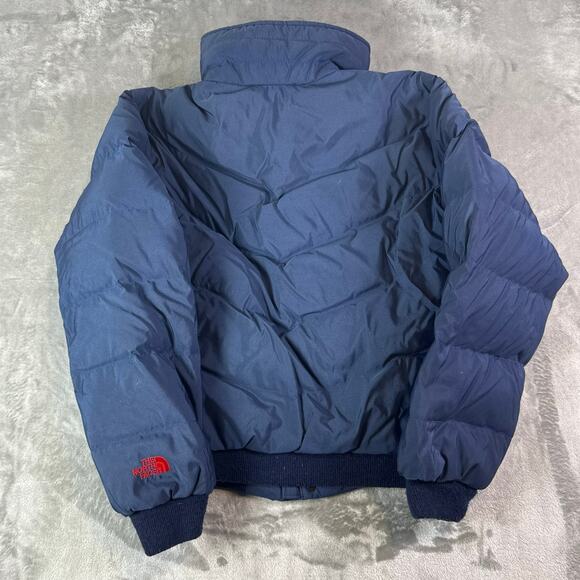 VTG 80s The North Face goose down gorpcore winter puffer bomber jacket wmns L - Picture 2 of 10